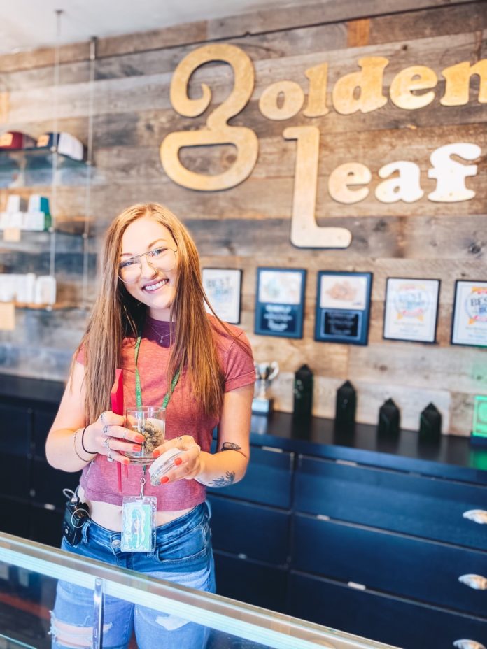 Amy Rutledge, Golden Leaf Budtender