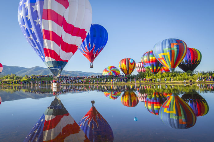 Hot Air Balloon Rodeo in Steamboat Springs, CO