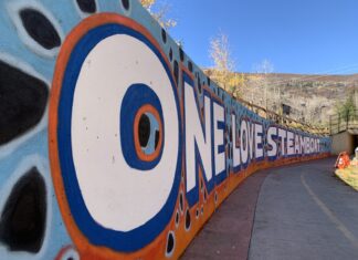 Steamboat’s Newest Murals Fish creek mural