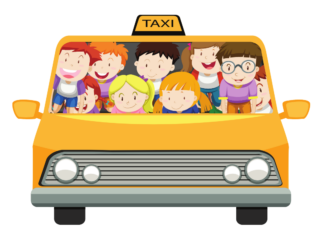 The Van Clan Taxi cartoon