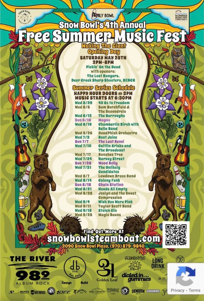 Steamboat Springs Snowbowl Summer Concert 2024