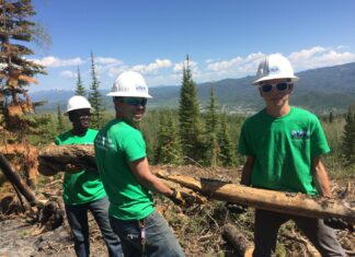 RMYC Running Strong Rocky Mountain Youth Corps members working