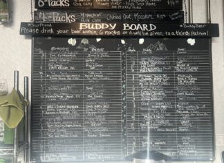 Mountain Tap’s Buddy Board!